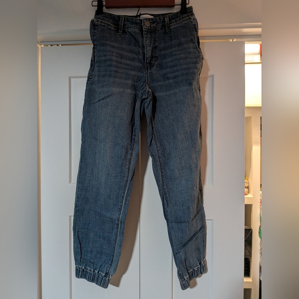 Skinny Girl Jeans Cheryl Joggers With Side Zipper Pockets Size 00/24